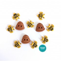 Decorative Buttons - Sew Cute Bumble Bees